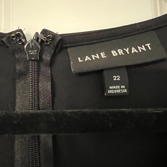 Lane Bryant Black belted wide leg Jumpsuit - Picture 2 of 4
